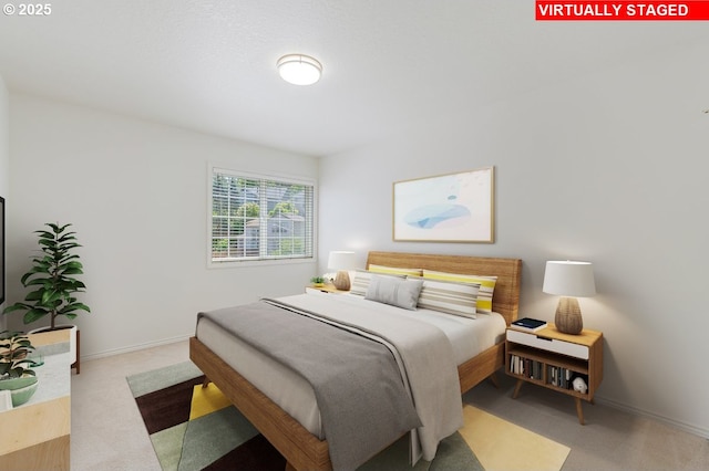 18169 SW Shady Meadow Ct, Beaverton, OR 97007 - bedroom featuring light colored carpet and baseboards