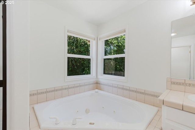 18169 SW Shady Meadow Ct, Beaverton, OR 97007 - full bath with vanity and a whirlpool tub