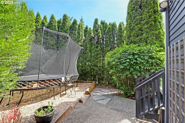 1811 NW Rosefinch Ln, Portland, OR 97229 - view of yard featuring a trampoline