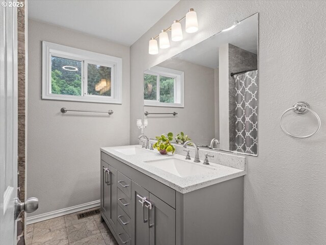 17610 SE 362nd Dr, Sandy, OR 97055 - bathroom with double vanity and baseboards
