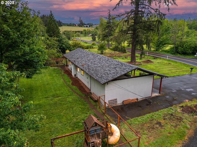 17610 SE 362nd Dr, Sandy, OR 97055 - aerial view of property and surrounding area featuring a tree filled landscape