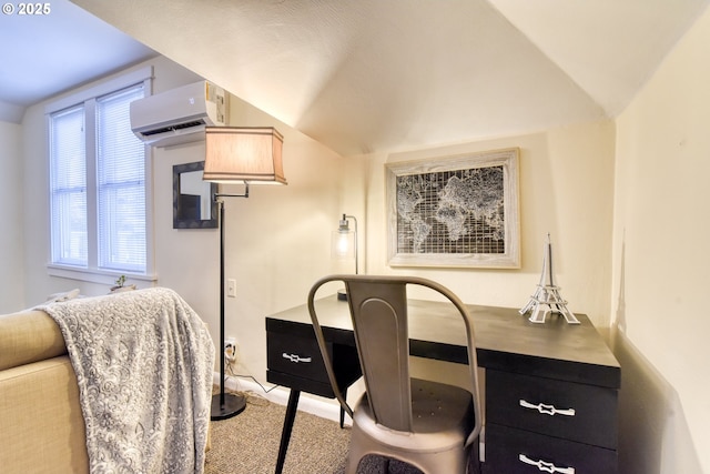 5120 NE Glisan St, Portland, OR 97213 - living area with vaulted ceiling, carpet, and baseboards