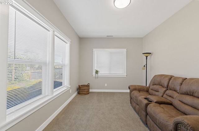 4080 Caddington Ln, Florence, OR 97439 - carpeted living area featuring baseboards