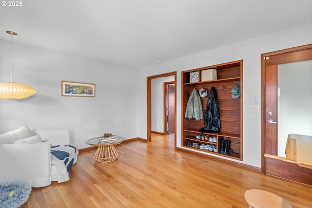 3905 NE Holman St, Portland, OR 97211 - living area featuring wood finished floors and baseboards