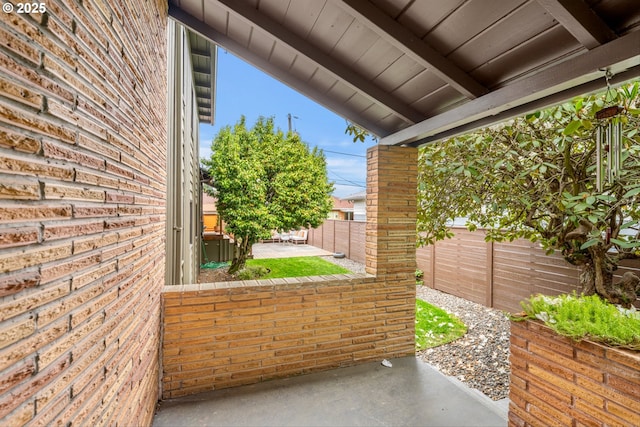 3905 NE Holman St, Portland, OR 97211 - view of patio / terrace featuring a fenced backyard