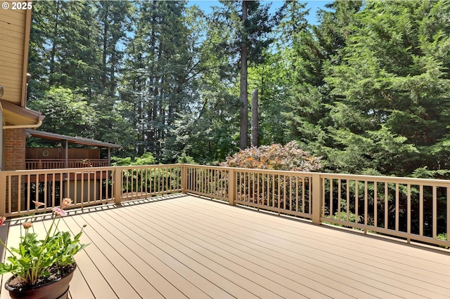 128 Del Prado St, Lake Oswego, OR 97035 - view of wooden deck