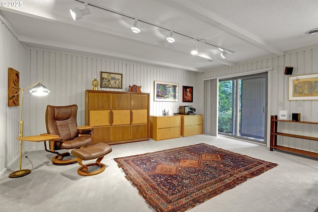 128 Del Prado St, Lake Oswego, OR 97035 - sitting room with light carpet and rail lighting