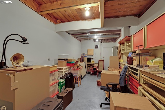 128 Del Prado St, Lake Oswego, OR 97035 - finished basement with wood ceiling