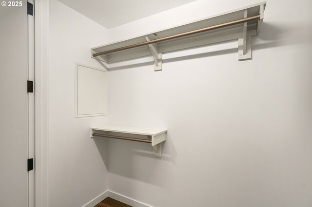 590 Waterfront Way Unit 500, Vancouver, WA 98660 - spacious closet with dark wood finished floors