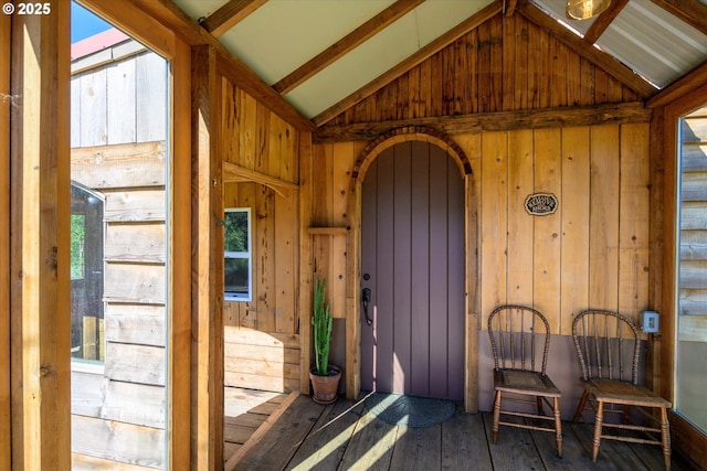 view of exterior entry