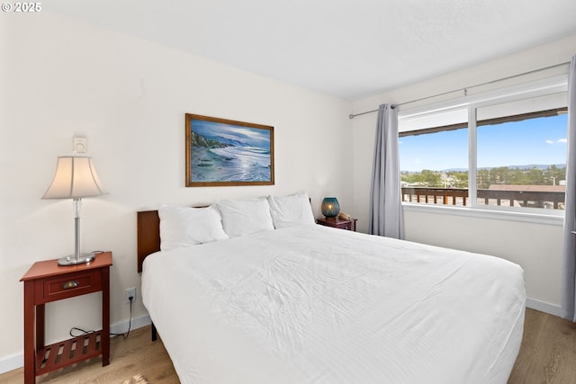304 14th St NW Unit 304, Long Beach, WA 98631 - bedroom featuring wood finished floors and baseboards