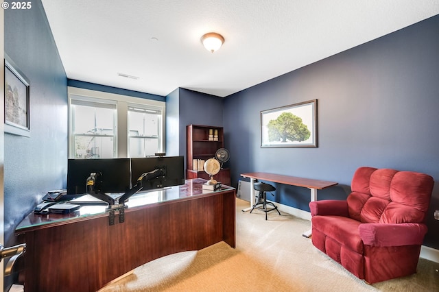 7705 NW Quinault St, Camas, WA 98607 - office featuring visible vents, baseboards, and carpet flooring