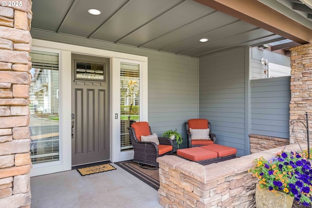 7705 NW Quinault St, Camas, WA 98607 - property entrance with stone siding and covered porch