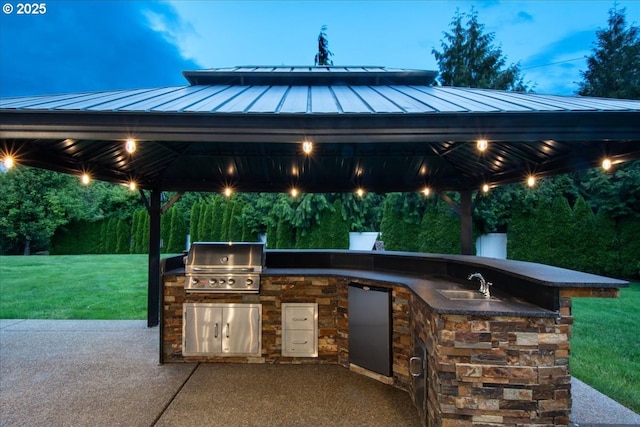 904 NE 224th Cir, Ridgefield, WA 98642 - view of patio / terrace featuring a gazebo and a sink