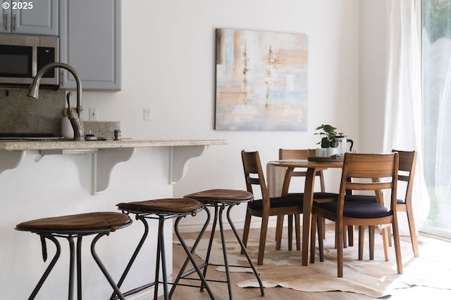 view of dining area