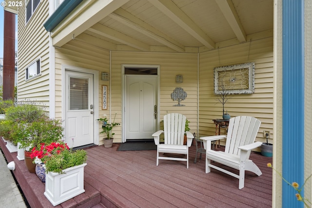 14587 NW Larson Rd Unit 4, Portland, OR 97231 - view of wooden terrace