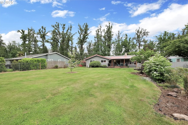 view of yard