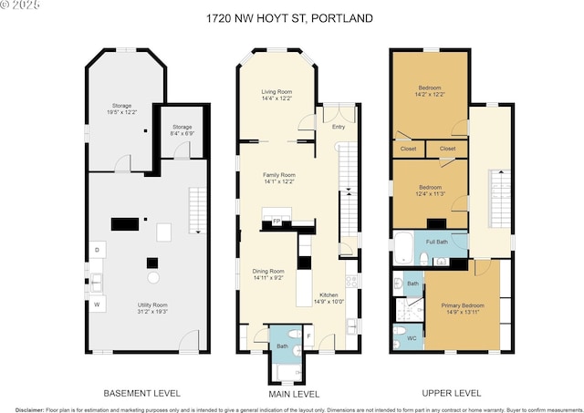 1720 NW Hoyt St, Portland, OR 97209 - view of room layout