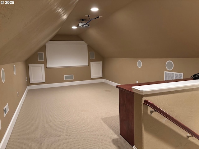 34103 Adler Ln, Creswell, OR 97426 - additional living space with carpet floors, vaulted ceiling, and baseboards