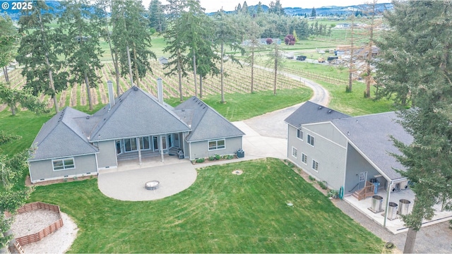 34103 Adler Ln, Creswell, OR 97426 - aerial view of property and surrounding area