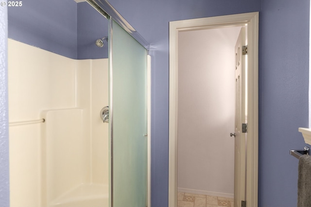 6073 SW 205th Ave, Beaverton, OR 97078 - full bathroom with a shower stall and baseboards