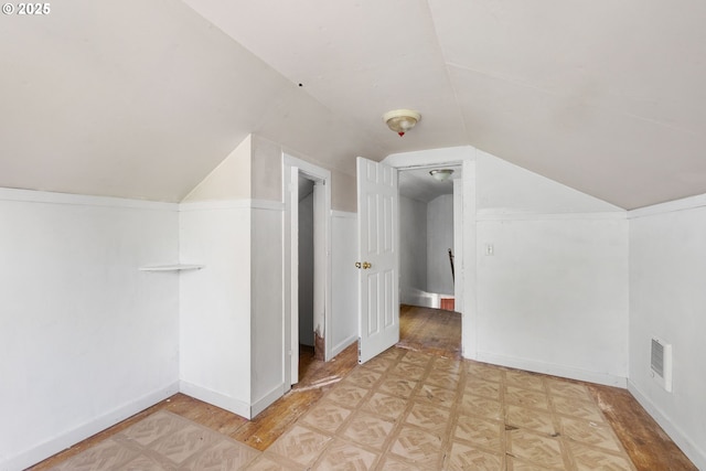 15016 NE Klickitat St, Portland, OR 97230 - bonus room featuring lofted ceiling and parquet floors