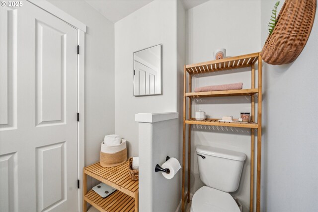 bathroom with toilet