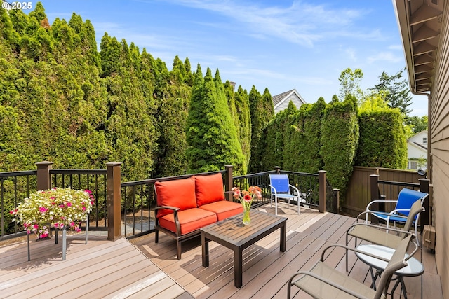 14479 Pfeifer Dr, Lake Oswego, OR 97035 - deck featuring outdoor lounge area
