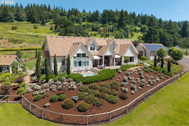26817 SW Cade Ln, West Linn, OR 97068 - view from above of property with a forest