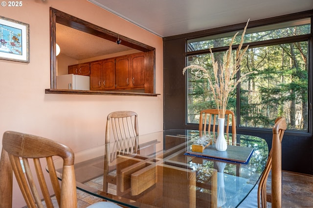 view of dining area