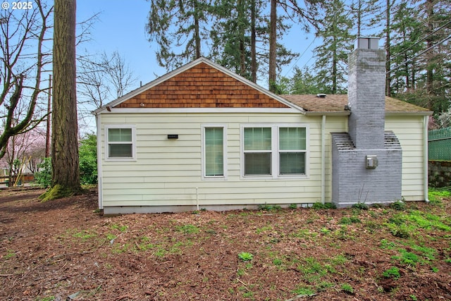 8535 SW Oleson Rd, Portland, OR 97223 - view of side of home featuring a chimney