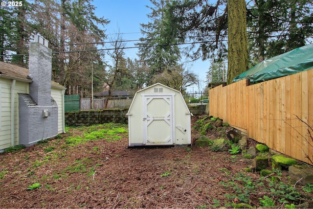 8535 SW Oleson Rd, Portland, OR 97223 - view of shed with a fenced backyard