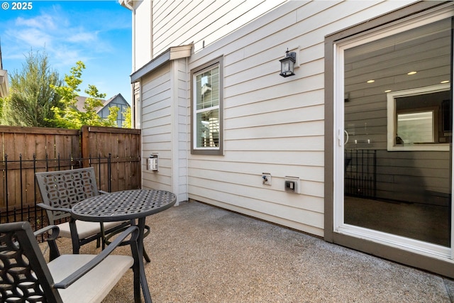 16849 SW Friendly Ln, Beaverton, OR 97007 - view of patio / terrace with fence