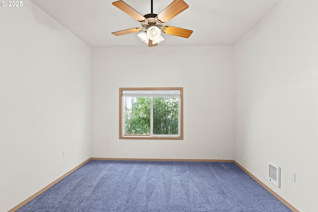 6309 NE 45th Ave, Portland, OR 97218 - spare room with carpet floors, baseboards, and a ceiling fan
