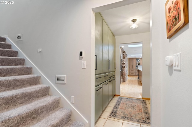 18020 SE 370th Ave, Sandy, OR 97055 - stairway featuring tile patterned floors and baseboards