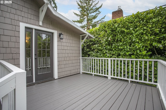 7733 NE Mason St, Portland, OR 97218 - view of wooden terrace