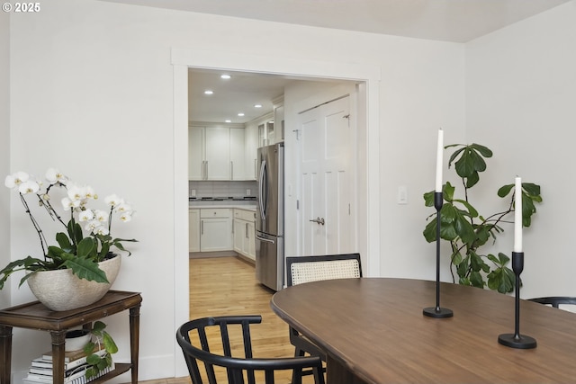25 SW 143rd Ave, Beaverton, OR 97006 - dining area featuring recessed lighting and light wood-style flooring