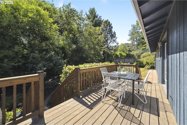 2136 SE Kelly Ave, Gresham, OR 97080 - wooden deck with outdoor dining area
