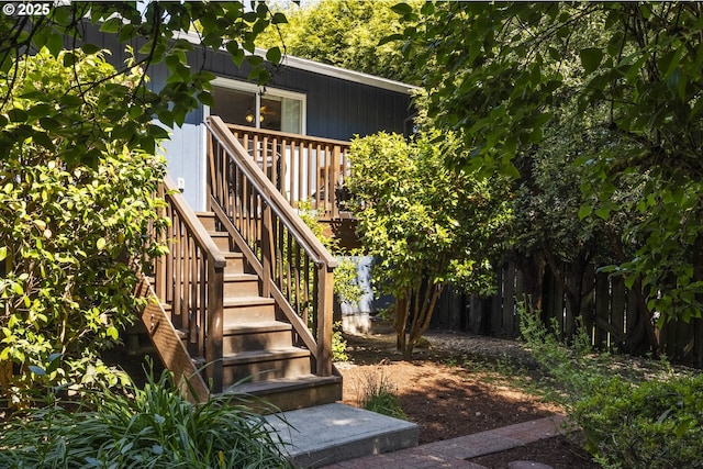 2136 SE Kelly Ave, Gresham, OR 97080 - exterior space featuring stairway and a deck