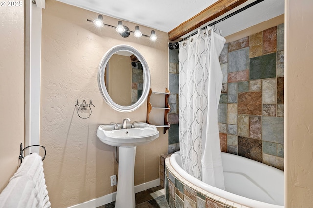 1112 S 6th St, Cottage Grove, OR 97424 - full bathroom with tiled shower / bath and a sink