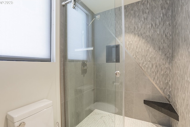 3939 N Marine Dr Unit 12, Portland, OR 97217 - full bath with a shower stall and toilet