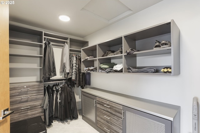 3939 N Marine Dr Unit 12, Portland, OR 97217 - walk in closet with attic access