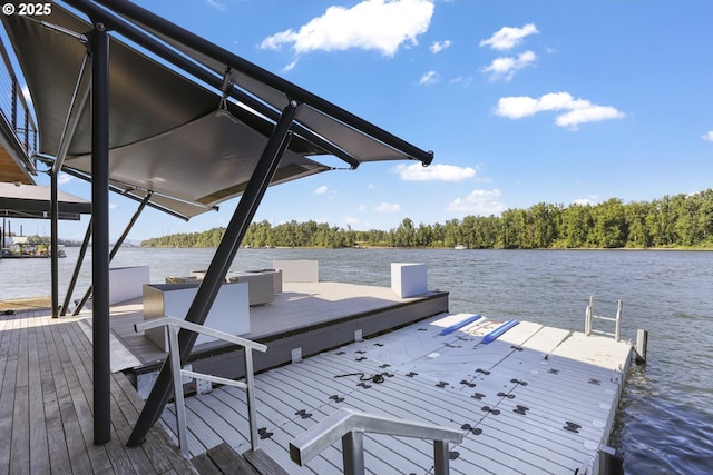 3939 N Marine Dr Unit 12, Portland, OR 97217 - dock with a water view