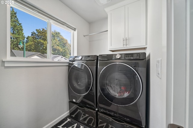 1540 19th Ave, Forest Grove, OR 97116 - washroom with washer and dryer and cabinet space