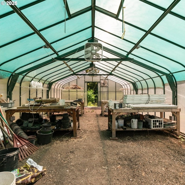 1104 Upper Cow Creek Rd, Azalea, OR 97410 - miscellaneous room with lofted ceiling