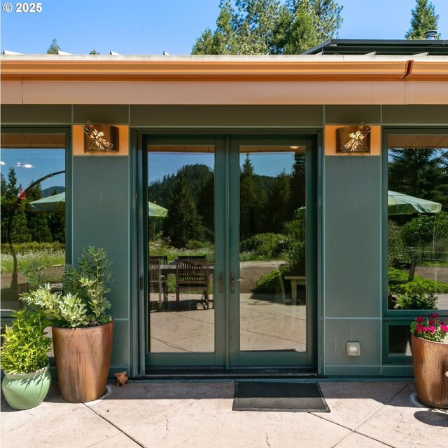 1104 Upper Cow Creek Rd, Azalea, OR 97410 - view of exterior entry with french doors