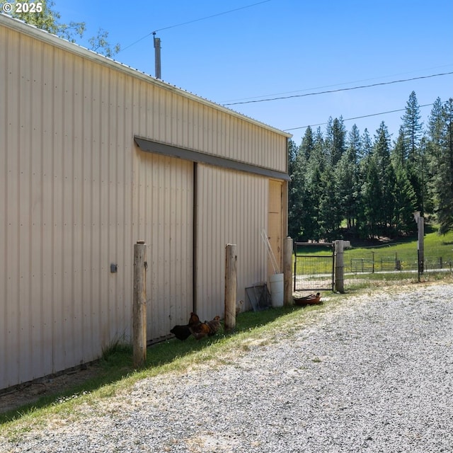 1104 Upper Cow Creek Rd, Azalea, OR 97410 - view of pole building with fence