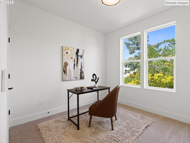 1212 SE Center St Unit 6, Portland, OR 97202 - carpeted office space with baseboards