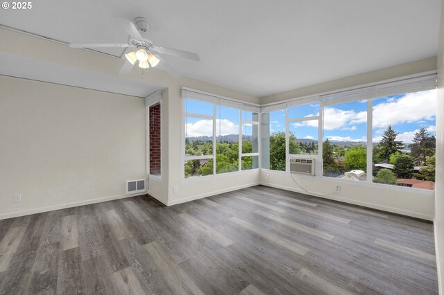 1313 Lincoln St Unit 708, Eugene, OR 97401 - unfurnished sunroom with healthy amount of natural light and cooling unit