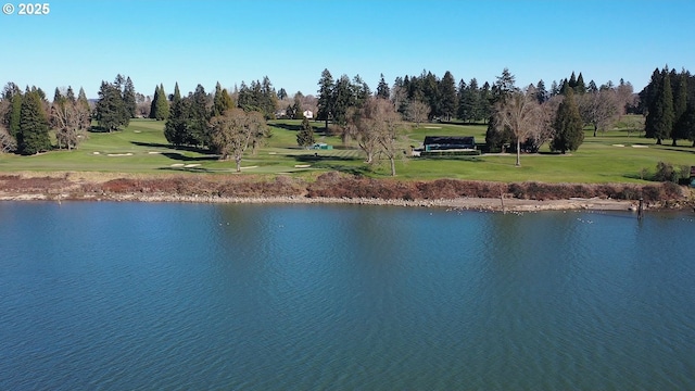 view of water feature